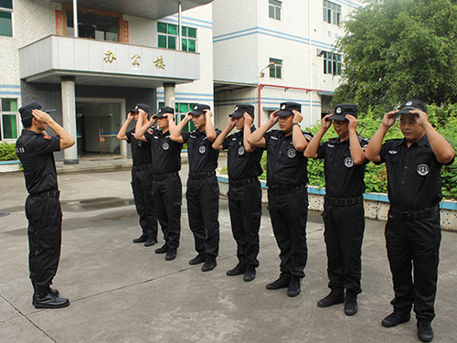 保安隊伍訓練